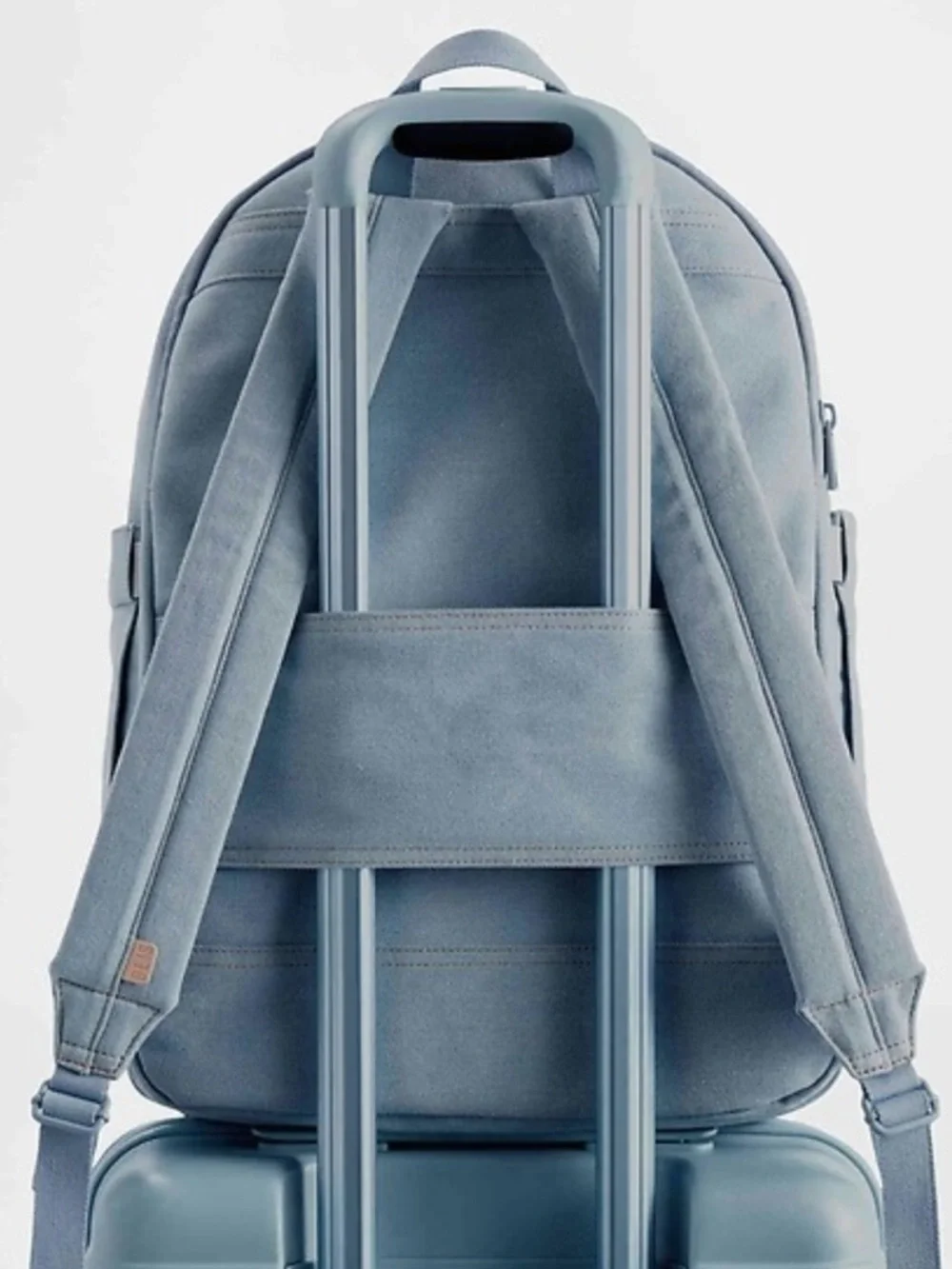 NWT Gap x Beis Collaboration Denim Backpack - Picture 10 of 16